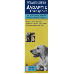 Adaptil Transport Spray Calming Pheromones for Anxious Dogs - Reduce Anxiety 60mL Best
