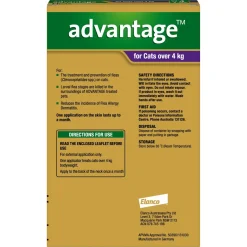 Advantage Spot-On Flea Control Treatment for Cats over 4kg Online