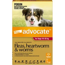 Advocate Spot-On Flea & Worm Control for Dogs 10-25kg Fashion