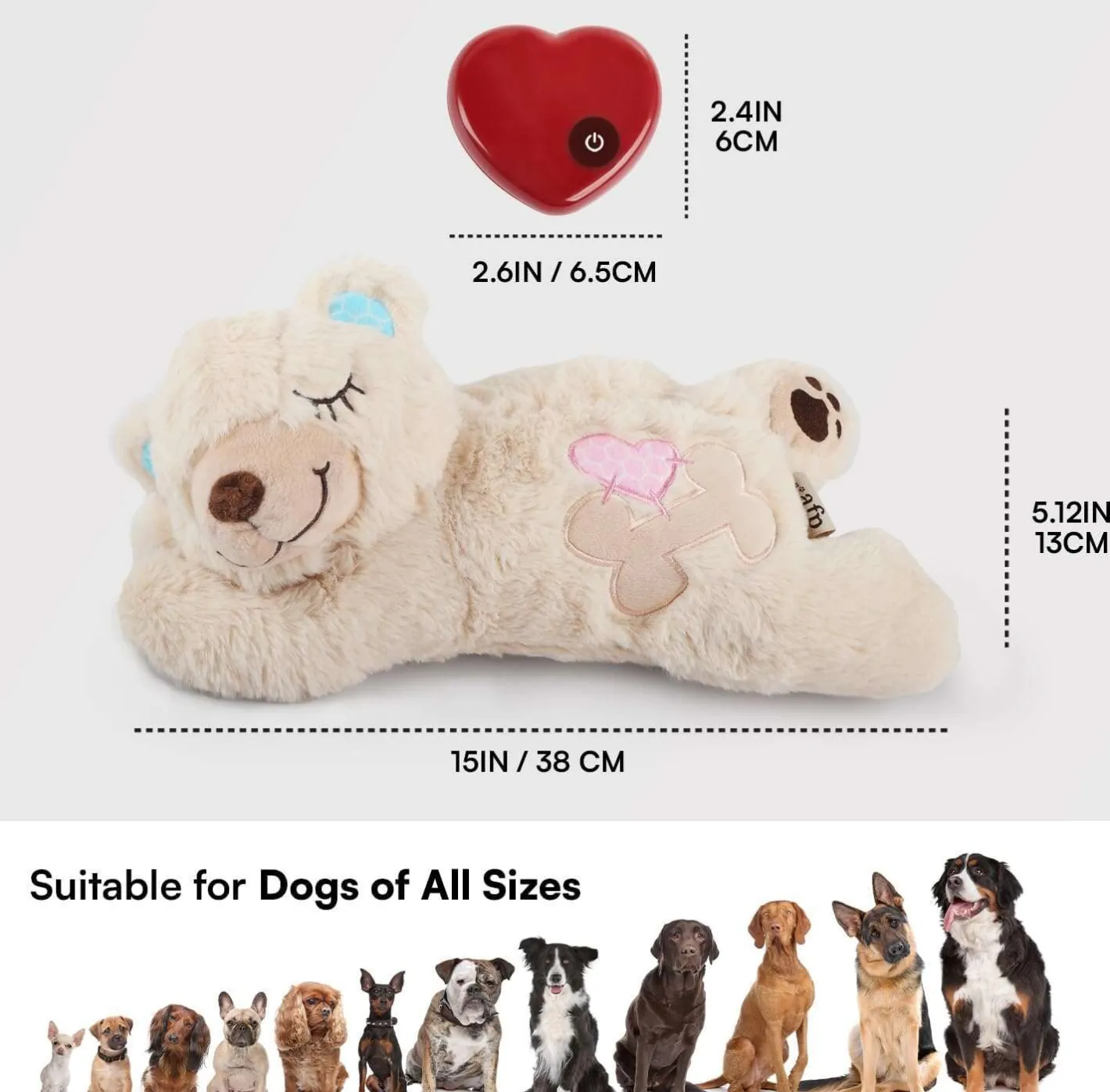 All For Paws Little Buddy Comfort Warm Bear | Soothing Heat Therapy Outlet