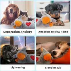 All For Paws Little Buddy Comfort Heartbeat Sheep | Puppy Anxiety Relief Best