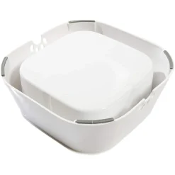 All Fur You Anti Splash Bowl Grey | No Mess Pet Water Bowl 1L New