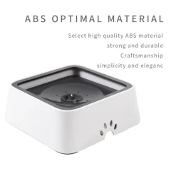 All Fur You Anti Splash Bowl White | No Mess Pet Water Bowl 1L New