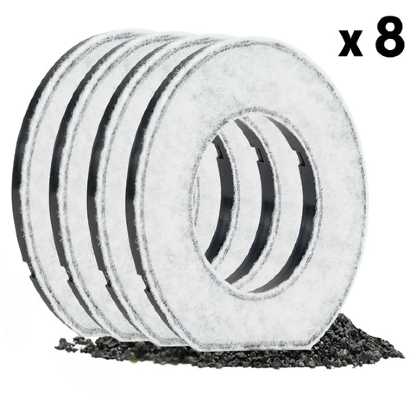 All Fur You Filters for 2L & Diamond Spill Proof Bowl | Clean Water - Pack of 8 Fashion