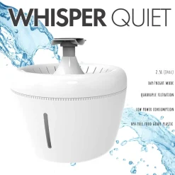 All Fur You Whisper Water Fountain | Silent & Clean Hydration Clearance