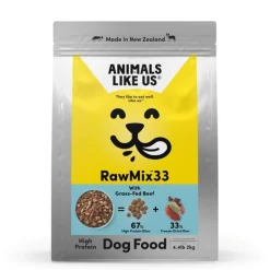 Animals Like Us Dog Food RawMix33 Grass-Fed Beef 33% Freeze Dried Raw - 2kg Online