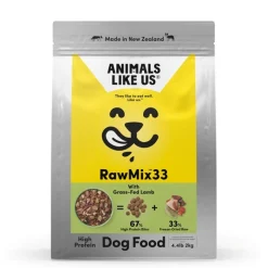 Animals Like Us Dog Food RawMix33 Grass-Fed Lamb 33% Freeze Dried Raw - 2kg Outlet