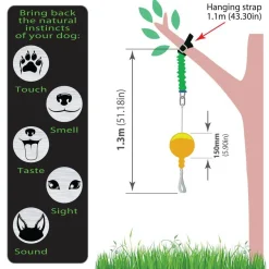 Aussie Dog Home Alone Hanging Treat Dispensing Dog Toy - Medium Online