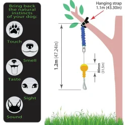 Aussie Dog Home Alone Hanging Treat Dispensing Dog Toy - Mini Outlet