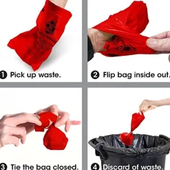Bags on Board Large Waste Pick up Bags - Triple Berry Scented - 140 Bags Hot