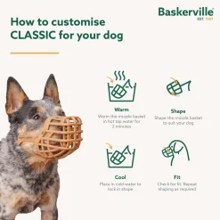 Generic Baskerville Classic Basket Dog Muzzle | Secure, Comfortable & Breathable Online