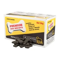 BlackDog Pet Treats Black Dog Naturally Baked Charcoal Australian Biscuit Treats for Dogs 5kg Best