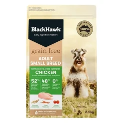 Black Hawk Grain Free Chicken Dry Dog Food for Small Breeds 2.5kg Outlet
