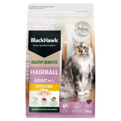 Black Hawk Healthy Benefits Hairball Dry Cat Food Chicken Discount