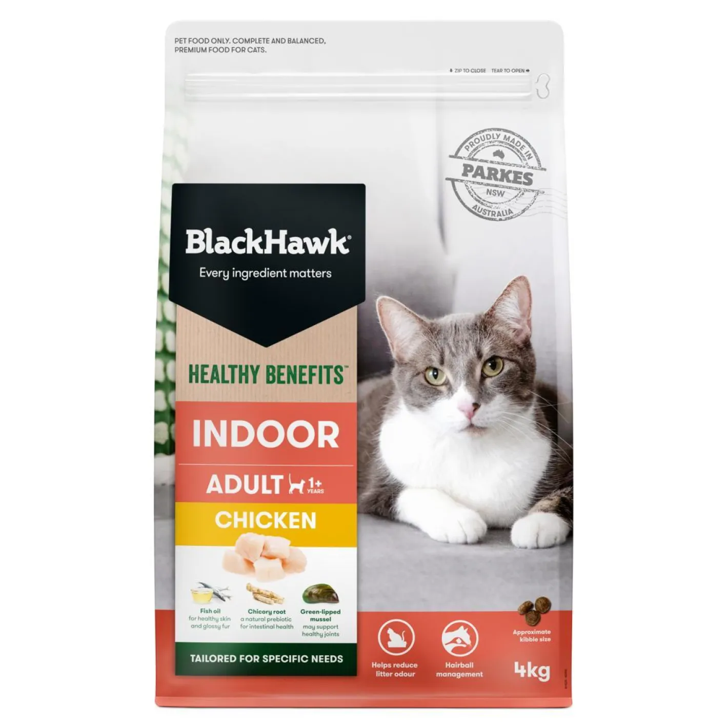 Black Hawk Healthy Benefits Indoor Dry Cat Food Chicken New