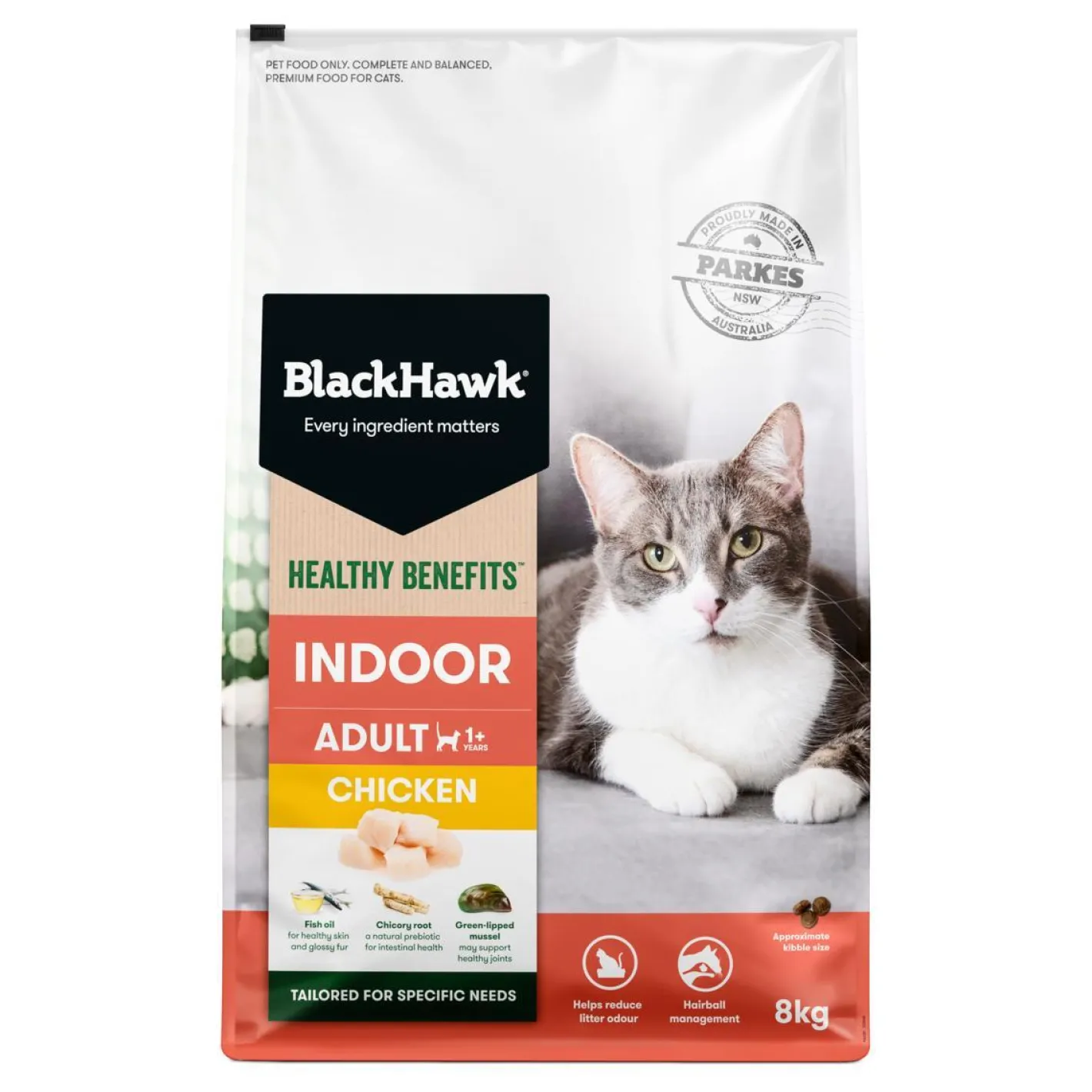 Black Hawk Healthy Benefits Indoor Dry Cat Food Chicken New