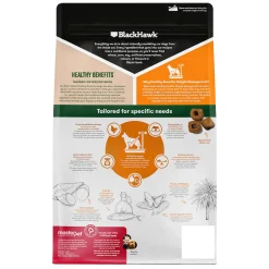 Black Hawk Healthy Benefits Weight Management Dry Dog Food Fashion