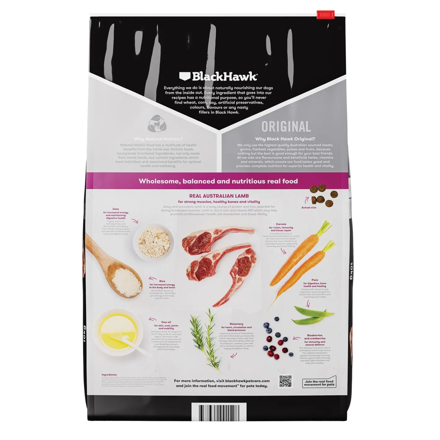 Black Hawk Original Lamb & Rice Adult Dry Dog Food Outlet