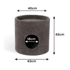 Bosscat Franco Premium Cat Scratcher Cubbie with Claw-Care Carpet Best