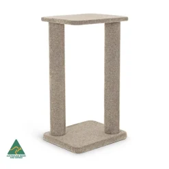 Bosscat Gus Premium Cat Scratcher with 2 Extra Tall Claw-Care Carpet Posts Best
