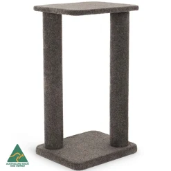 Bosscat Gus Premium Cat Scratcher with 2 Extra Tall Claw-Care Carpet Posts Best