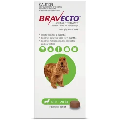 Bravecto Dog 3-Month Single Chew for Flea & Tick Control Fashion