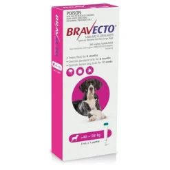 Bravecto Spot-on Flea & Tick Treatment for Dogs 40-56kg - Protection up to 6 Months Best
