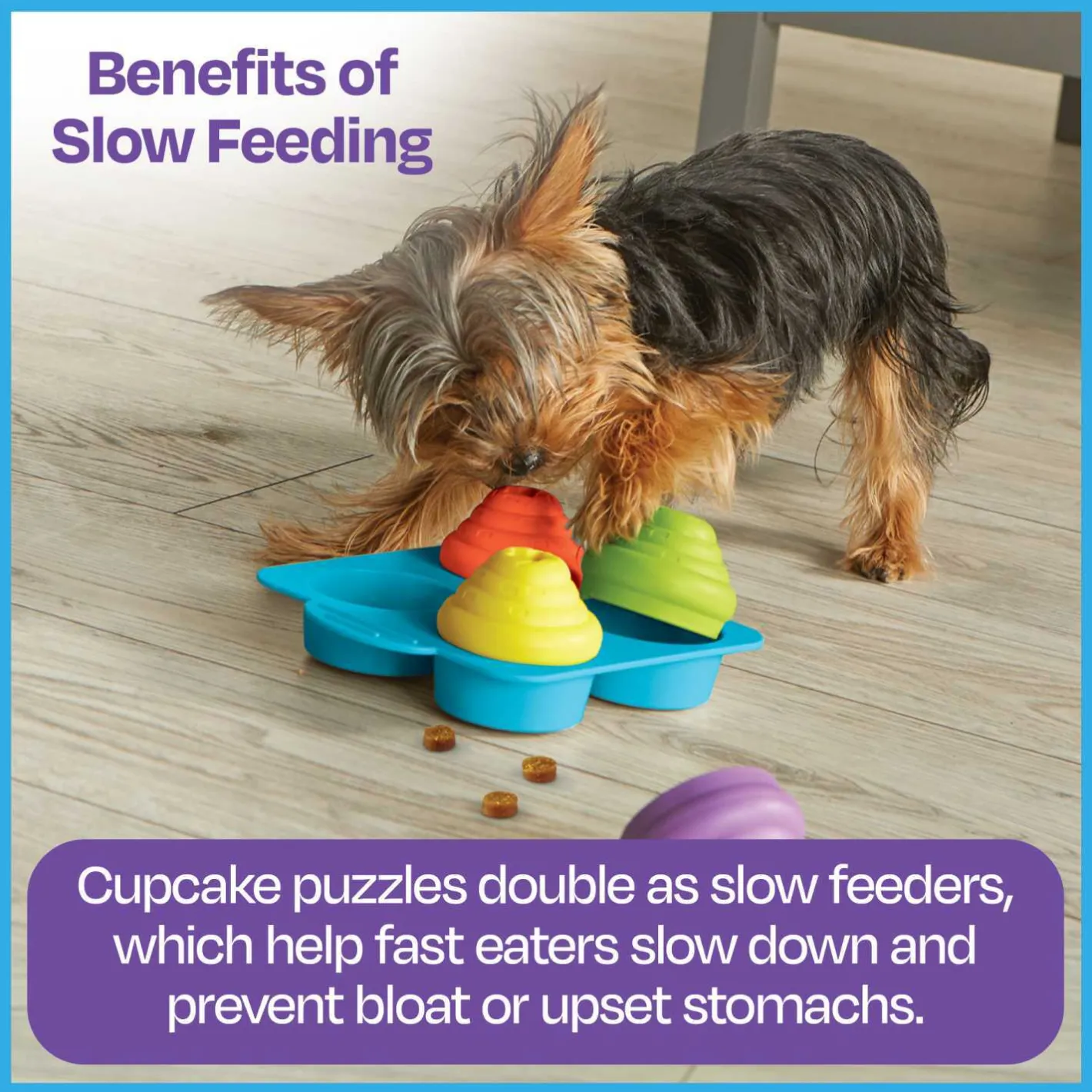 Brightkins Cupcake Party! Interactive Dog Treat Dispensing Toy & Puzzle Hot