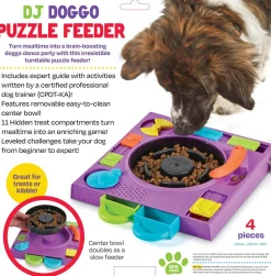 Brightkins DJ Doggo Interactive Dog Toy & Puzzle Feeder Fashion