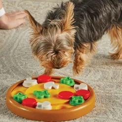 Brightkins Pizza Party! Interactive Dog Treat & Food Puzzle Toy Best
