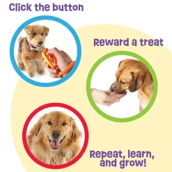 Brightkins Smarty Pooch Dog Training Clicker: Hot Dog Sale