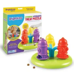 Brightkins Spinning Hydrants Dog Treat and Meal Interactive Feeder Toy Online