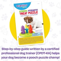 Brightkins Spinning Hydrants Dog Treat and Meal Interactive Feeder Toy Online