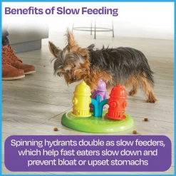 Brightkins Spinning Hydrants Dog Treat and Meal Interactive Feeder Toy Online