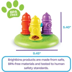 Brightkins Spinning Hydrants Dog Treat and Meal Interactive Feeder Toy Online