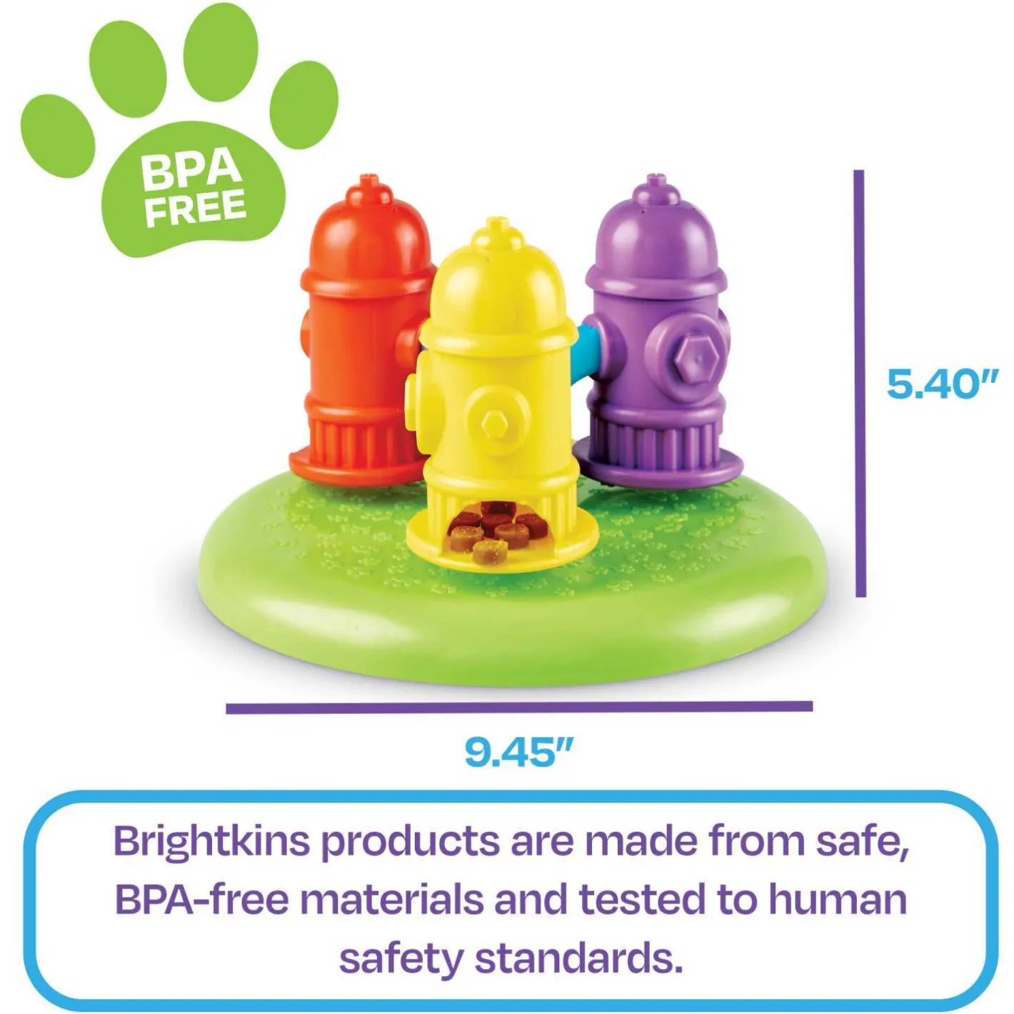 Brightkins Spinning Hydrants Dog Treat and Meal Interactive Feeder Toy Online