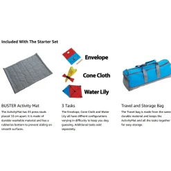 Buster Canvas Activity Snuffle Mat Starter Kit Interactive Dog Toy with 3 Activities Included Clearance