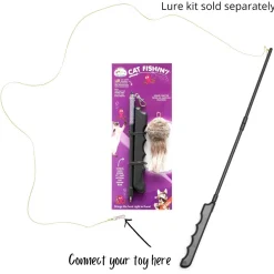 Cat Lures Replacement for & Wands - Orange Shrimp Fashion