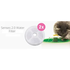 Catit 2.0 Triple-Action Carbon Filters for Flower Fountain - 2 pack New