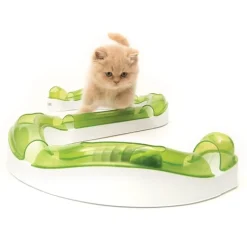 Catit Senses 2.0 Wave Circuit Interactive Ball Chaser Cat Toy Best