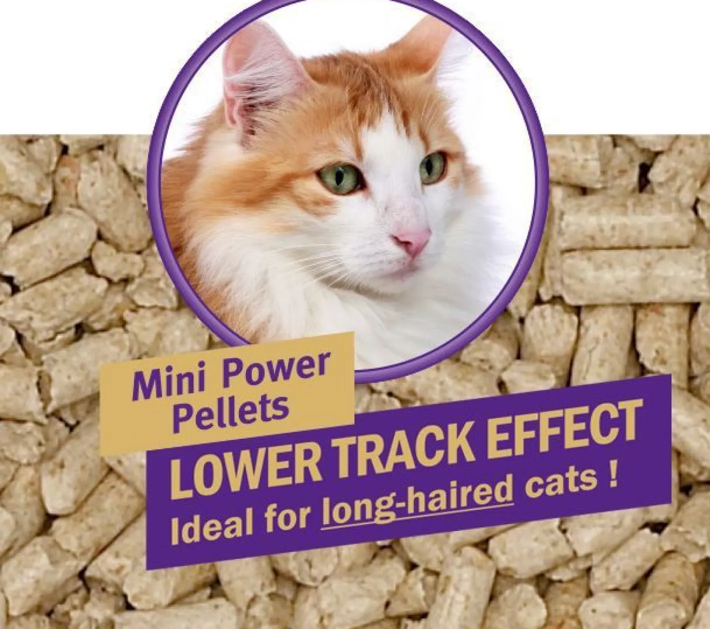 Cat's Best Smart Pellets Natural Clumping Cat Litter for Long-haired Cats New