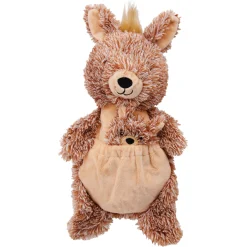 Charming Pet Pouch Pals Plush Dog Toy - Kangaroo with Baby Joey Best