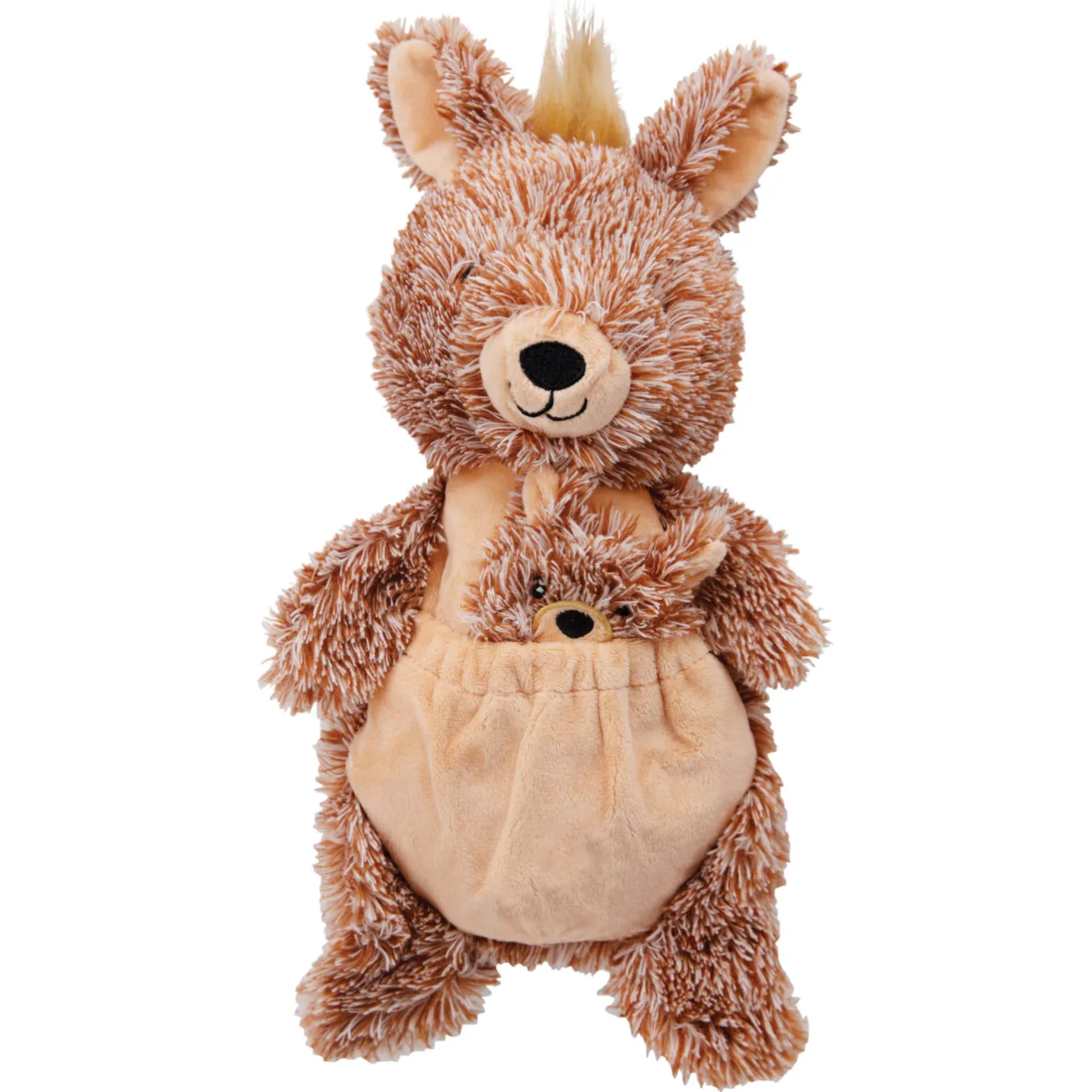 Charming Pet Pouch Pals Plush Dog Toy - Kangaroo with Baby Joey Best