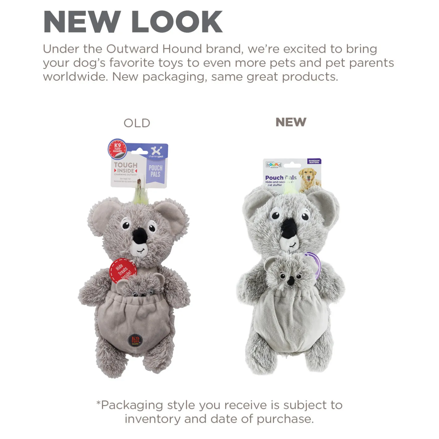 Charming Pet Pouch Pals Plush Dog Toy - Koala with Baby in Pouch Hot