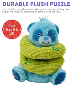 Charming Pet Ringamals Plush Puzzle Dog Toy - Panda Online