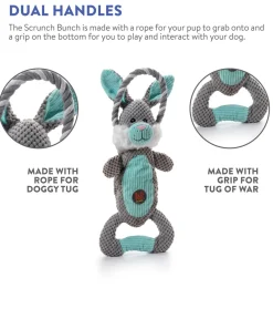 Charming Pet Scrunch Bunch & Squeak Dog Toy - Bunny Sale