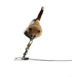 Go Cat Da Bird Cat Catcher Cat Teaser - Wand with Replaceable Mouse on a Wire New