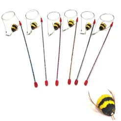 Go Cat Da Bird Cat Teaser - "Da Bee" Wand for Cats Outlet