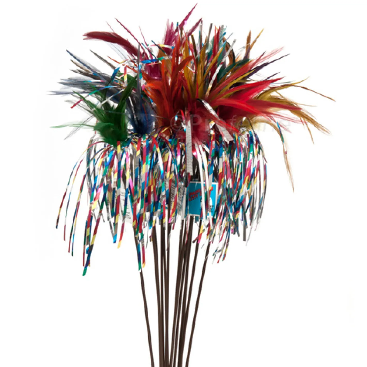 Go Cat Da Bird Short Sparkle Kitty Duster Wand Cat Teaser Toy New