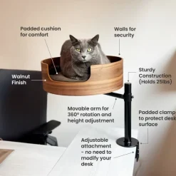 Desk Nest Cat Bed - The Purrfect Cat Bed for Your Desk Online